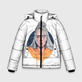 Зимняя куртка для мальчиков 3D с принтом Billie Eilish art 1 в Тюмени, ткань верха — 100% полиэстер; подклад — 100% полиэстер, утеплитель — 100% полиэстер | длина ниже бедра, удлиненная спинка, воротник стойка и отстегивающийся капюшон. Есть боковые карманы с листочкой на кнопках, утяжки по низу изделия и внутренний карман на молнии. 

Предусмотрены светоотражающий принт на спинке, радужный светоотражающий элемент на пуллере молнии и на резинке для утяжки | art | billie | billie eilish | eilish | music | pop | trend | арт | билли айлиш | музыка | тренд