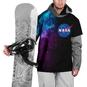 Накидка на куртку 3D с принтом NASA (SPACE) 4.2 в Тюмени, 100% полиэстер |  | nasa | paint | space | звезды | космос | краска | наса | черная дыра