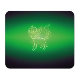 Коврик для мышки прямоугольный с принтом Green Fox в Тюмени, натуральный каучук | размер 230 х 185 мм; запечатка лицевой стороны | detective pikachu | pikachu | pokeball | pokemon | детектив пикачу | пикачу | покебол | покемон