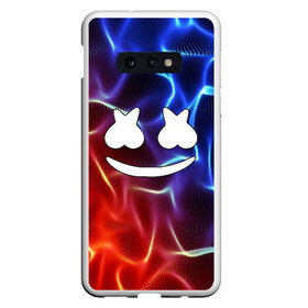 Чехол для Samsung S10E с принтом Marshmello Thunder в Тюмени, Силикон | Область печати: задняя сторона чехла, без боковых панелей | christopher comstock | dj | marshmello | music | диджей | клубная музыка | клубняк | крис комсток | логотип | маршмеллоу | музыка