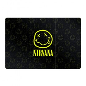 Магнитный плакат 3Х2 с принтом Nirvana 1 в Тюмени, Полимерный материал с магнитным слоем | 6 деталей размером 9*9 см | cobain | kurt | kurt cobain | nirvana | rock | smile | гитара | кобейн | курт | курт кобейн | нирвана | рок