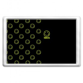 Магнит 45*70 с принтом Nirvana 3 в Тюмени, Пластик | Размер: 78*52 мм; Размер печати: 70*45 | 
