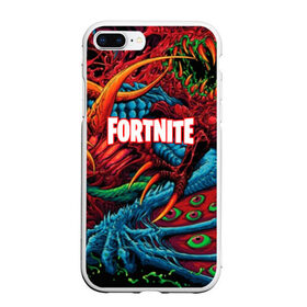 Чехол для iPhone 7Plus/8 Plus матовый с принтом FORTNITE HYPERBEAST в Тюмени, Силикон | Область печати: задняя сторона чехла, без боковых панелей | battle royale | fortnite | fortnite battle royale | futuresynth | game | outrun | retrowave | synth | synthwave | игры | ретровейв | синтвейв | фортнайт