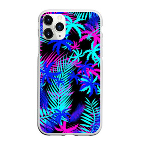 Чехол для iPhone 11 Pro Max матовый с принтом НЕОНОВЫЕ ТРОПИКИ TROPICAL NEON в Тюмени, Силикон |  | hotline miami | neon | new retro wave | outrun | outrun electro | paints | palmen | rainbow | retro | retrowave | summer | synth | synthwave | tropical | брызги | брызги красок | звёзды | космос | краски | лето | неон | пальмы | радуга | 