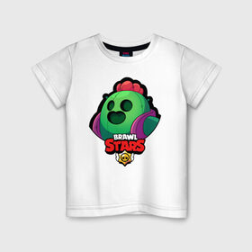 Детская футболка хлопок с принтом Brawl Stars 5 в Тюмени, 100% хлопок | круглый вырез горловины, полуприлегающий силуэт, длина до линии бедер | android | brawl | brawl stars | clash | clash royale | game | royale | stars | андроид | игра | мобильные игры