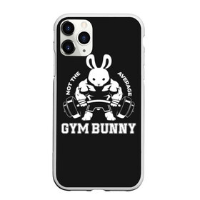 Чехол для iPhone 11 Pro матовый с принтом GYM BUNNY в Тюмени, Силикон |  | bodybuilding | diet | exercise | fitness | gym | heath | motivation | muscle | phil | training | workout | бодибилдинг | мотивация | спорт | трансформация | фитнес | эстетичный