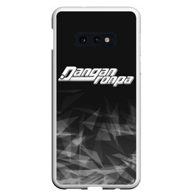 Чехол для Samsung S10E с принтом DANGANRONPA в Тюмени, Силикон | Область печати: задняя сторона чехла, без боковых панелей | anime | bear | black  white | danganronpa | danganronpa monokid | kurokuma | monokuma | monotaro | rabbit | school | shirokuma | textura | аниме | главарь | монокума | текстура | чёрно белый | школа