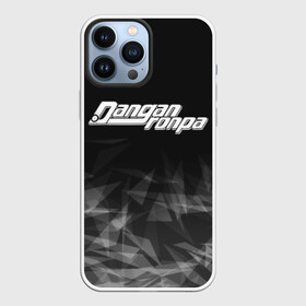 Чехол для iPhone 13 Pro Max с принтом DANGANRONPA дым в Тюмени,  |  | anime | bear | black  white | danganronpa | danganronpa monokid | kurokuma | monokuma | monotaro | rabbit | school | shirokuma | textura | аниме | главарь | монокума | текстура | чёрно белый | школа