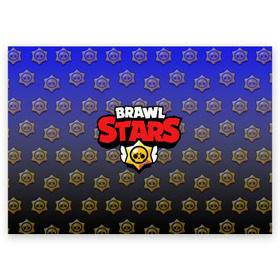 Поздравительная открытка с принтом Brawl Stars в Тюмени, 100% бумага | плотность бумаги 280 г/м2, матовая, на обратной стороне линовка и место для марки
 | brawl | brawl st | brawl stars | colt | logo | map | mobo | pattern | poco | shelly | stars | бравл | игра | игры | карта | кольт | лого | мобильные игры | патерн | паттерн | поко | старс | шелли