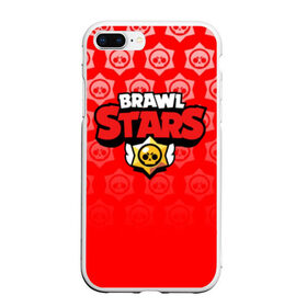 Чехол для iPhone 7Plus/8 Plus матовый с принтом BRAWL STARS в Тюмени, Силикон | Область печати: задняя сторона чехла, без боковых панелей | android | brawl stars | games | mobile game | stars | игры | мобильные игры