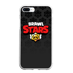 Чехол для iPhone 7Plus/8 Plus матовый с принтом BRAWL STARS в Тюмени, Силикон | Область печати: задняя сторона чехла, без боковых панелей | android | brawl stars | games | mobile game | stars | игры | мобильные игры