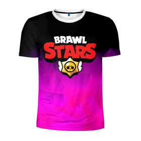 Мужская футболка 3D спортивная с принтом BRAWL STARS CRYSTALES в Тюмени, 100% полиэстер с улучшенными характеристиками | приталенный силуэт, круглая горловина, широкие плечи, сужается к линии бедра | android | brawl stars | games | mobile game | stars | игры | мобильные игры