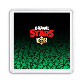 Магнит 55*55 с принтом BRAWL STARS в Тюмени, Пластик | Размер: 65*65 мм; Размер печати: 55*55 мм | Тематика изображения на принте: 8 bit | 8 бит | bibi | brawl stars | crow | el brown | leon | leon shark | max | mr.p | sally leon | shark | stars | virus | werewolf | акула | биби | вирус | ворон | леон | оборотень | пингвин