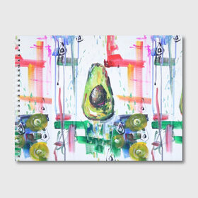 Альбом для рисования с принтом Авокадо авангард в Тюмени, 100% бумага
 | матовая бумага, плотность 200 мг. | авокадо | веган | девушкам | здоровое питание | здоровье | люблю авокадо | овощи | пп | стильно | сыроед | фрукты