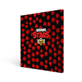 Холст квадратный с принтом BRAWL STARS в Тюмени, 100% ПВХ |  | android | brawl stars | games | mobile game | stars | игры | мобильные игры