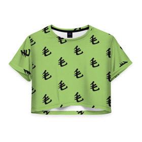 Женская футболка Cropp-top с принтом Saitama Style (Season 2) в Тюмени, 100% полиэстер | круглая горловина, длина футболки до линии талии, рукава с отворотами | one punch man | onepunchman | opm | saitama | ванпанчмен | сайтама