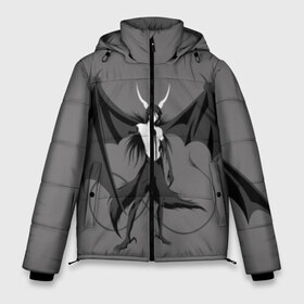 Мужская зимняя куртка 3D с принтом Ulquiorra Cifer в Тюмени, верх — 100% полиэстер; подкладка — 100% полиэстер; утеплитель — 100% полиэстер | длина ниже бедра, свободный силуэт Оверсайз. Есть воротник-стойка, отстегивающийся капюшон и ветрозащитная планка. 

Боковые карманы с листочкой на кнопках и внутренний карман на молнии. | Тематика изображения на принте: 4 | arrancar | bleach | cifer | espada | four | hollow | schiffer | ulquiorra | арранкар | блич | пустой | улькиорра | четвертый | шифер | эспада