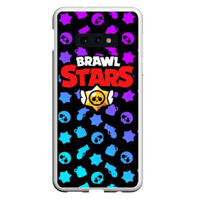 Чехол для Samsung S10E с принтом BRAWL STARS в Тюмени, Силикон | Область печати: задняя сторона чехла, без боковых панелей | 8 bit | 8 бит | bibi | brawl stars | crow | el brown | leon | leon shark | max | mr.p | sally leon | shark | stars | virus | werewolf | акула | биби | вирус | ворон | леон | оборотень | пингвин