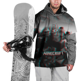 Накидка на куртку 3D с принтом MINECRAFT GLITCH в Тюмени, 100% полиэстер |  | blade | blocks | creeper | cubes | game | ken | mine craft | minecraft | mobs | sword | игры | крипер | майн крафт | майнкрафт | моб