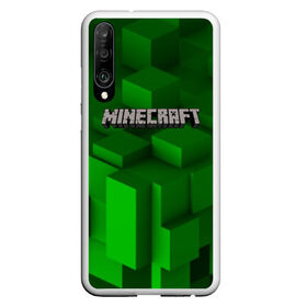 Чехол для Honor P30 с принтом MINECRAFT в Тюмени, Силикон | Область печати: задняя сторона чехла, без боковых панелей | blade | blocks | creeper | cubes | game | ken | mine craft | minecraft | mobs | sword | игры | крипер | майн крафт | майнкрафт | моб