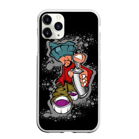 Чехол для iPhone 11 Pro матовый с принтом Граффити в Тюмени, Силикон |  | art | beard | cartoon | cool | finger | graffiti | guy | hand | hat | pattern | red | shoes | sneakers | street | teenager | urban | баллончик | борода | граффити | искусство | классный | клёвый | красный | кроссовки | крутой | обувь | палец | парень | по