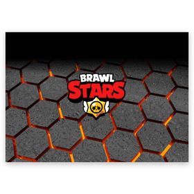 Поздравительная открытка с принтом Brawl Stars Hex в Тюмени, 100% бумага | плотность бумаги 280 г/м2, матовая, на обратной стороне линовка и место для марки
 | brawl | brawl st | brawl stars | colt | hexagon | logo | map | mobo | pattern | poco | shelly | stars | бравл | игра | игры | карта | кольт | лого | мобильные игры | патерн | паттерн | поко | соты | старс | шелли