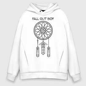 Мужское худи Oversize хлопок с принтом Fall Out Boy в Тюмени, френч-терри — 70% хлопок, 30% полиэстер. Мягкий теплый начес внутри —100% хлопок | боковые карманы, эластичные манжеты и нижняя кромка, капюшон на магнитной кнопке | Тематика изображения на принте: fall out boy | fallout | falloutboy | группа | музыка | панк | рок | фолаутбой