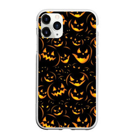 Чехол для iPhone 11 Pro Max матовый с принтом Хэллоуин в Тюмени, Силикон |  | background | black | color | eyes | fangs | halloween | holiday | horror | orange | pumpkin | sinister | teeth | vegetable | yellow | глаза | желтый | зловещий | зубы | клыки | овощ | оранжевый | праздник | тыквы | ужас | фон | хэллоуин | цвет | черный