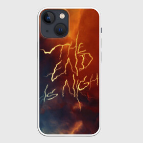 Чехол для iPhone 13 mini с принтом The end is night в Тюмени,  |  | evil | good | good omens | азирафель | ангел | благие намерения | гуд оменс | демон | добро | зло | кроули