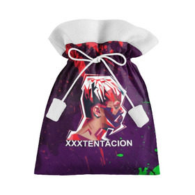 Подарочный 3D мешок с принтом XXXTENTACION. в Тюмени, 100% полиэстер | Размер: 29*39 см | bad | dead | death | rap | revenge | rip | usa | xxxtentacion | зарубежный реп | ревендж | реп