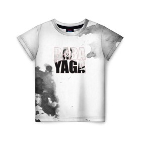Детская футболка 3D с принтом Baba Yaga в Тюмени, 100% гипоаллергенный полиэфир | прямой крой, круглый вырез горловины, длина до линии бедер, чуть спущенное плечо, ткань немного тянется | 2 | 3 | baba yaga | dog | john wick | keanu | puppy | reeves | баба яга | бабаяга | джон вик | джон уик | джонвик | джонуик | киану ривз | кино | собака | фильм