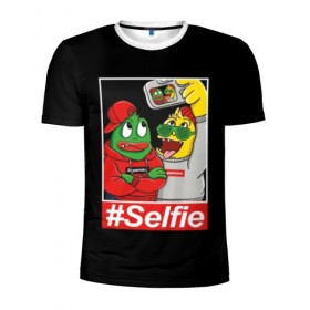 Мужская футболка 3D спортивная с принтом Селфи в Тюмени, 100% полиэстер с улучшенными характеристиками | приталенный силуэт, круглая горловина, широкие плечи, сужается к линии бедра | Тематика изображения на принте: background | black | cap | cool | dude | green | guy | monster | phone | photo | selfie | street | style | yellow | желтый | зеленый | кадр | кепка | красный | креатив | круто | монстр | очки | парень | пацан | прикольный | свитер | селфи | серый 