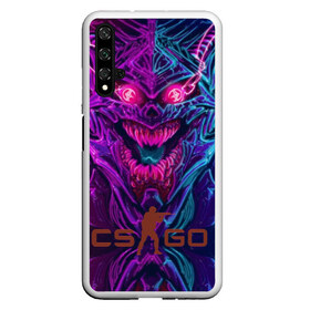 Чехол для Honor 20 с принтом CS GO Hyper Beast в Тюмени, Силикон | Область печати: задняя сторона чехла, без боковых панелей | 2019 | computer game | counter strike | cs | cs go | csgo | dota | dota2 | game | howl | hyperbeast | warning | автомат | вой | го | игрок | компьютерная игра | контр страйк | контра | кс | оружие | турнир