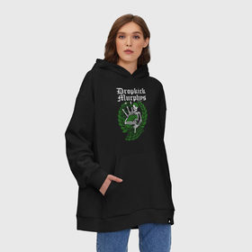 Худи SuperOversize хлопок с принтом Dropkick Murphys в Тюмени, 70% хлопок, 30% полиэстер, мягкий начес внутри | карман-кенгуру, эластичная резинка на манжетах и по нижней кромке, двухслойный капюшон
 | celtic punk | dropkick murphys | hardcore | oi | punk | группы | кельтский панк | музыка | панк | рок | стрит панк | фолк панк