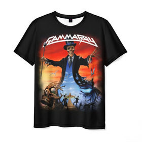 Мужская футболка 3D с принтом Gamma Ray в Тюмени, 100% полиэфир | прямой крой, круглый вырез горловины, длина до линии бедер | 