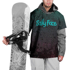 Накидка на куртку 3D с принтом Sally Face (Соты). в Тюмени, 100% полиэстер |  | Тематика изображения на принте: face | game | horror | larry | sally | sally face | sanity s fall | игра | ларри | мальчик с протезом | салли | салли фейс | ужасы