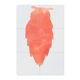 Магнитный плакат 2Х3 с принтом Сова ждун в Тюмени, Полимерный материал с магнитным слоем | 6 деталей размером 9*9 см | Тематика изображения на принте: 