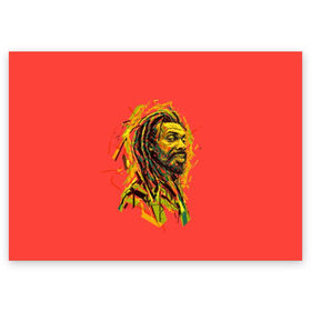 Поздравительная открытка с принтом RastaArt в Тюмени, 100% бумага | плотность бумаги 280 г/м2, матовая, на обратной стороне линовка и место для марки
 | Тематика изображения на принте: art | bob marley | cannabis | rasta | rastaman | reggae | reggy | weed | боб марли | раста | растаман | регги | рэгги