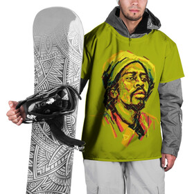 Накидка на куртку 3D с принтом RastaArt 3 в Тюмени, 100% полиэстер |  | art | bob marley | cannabis | rasta | rastaman | reggae | reggy | weed | боб марли | раста | растаман | регги | рэгги