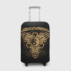 Чехол для чемодана 3D с принтом Gamma Ray в Тюмени, 86% полиэфир, 14% спандекс | двустороннее нанесение принта, прорези для ручек и колес | gamma ray | heavy metal | metal | группы | метал | музыка | пауэр метал | рок | хэви метал