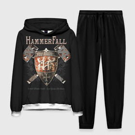 Мужской костюм 3D (с толстовкой) с принтом HammerFall в Тюмени,  |  | hammerfall | heavy metal | metal | группа | метал | музыка | пауэр метал | рок | хэви метал
