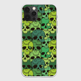 Чехол для iPhone 12 Pro Max с принтом Зеленые черепа в Тюмени, Силикон |  | anger | black | death | drawing | green | horror | illustration | lime | look | marsh | scary | skull | terrible | болотный | взгляд | зеленый | злость | иллюстрация | рисунок | салатовый | страшный | ужас | ужасный | черепа | черный