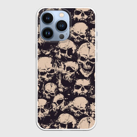 Чехол для iPhone 13 Pro с принтом Черепа в Тюмени,  |  | anger | black | cool | cry | gray | grunge | horrible | horror | illustration | look | scary | skull | style | взгляд | гранж | злость | иллюстрация | крик | крутой | серый | стиль | страшный | ужас | ужасный | черепа | черный