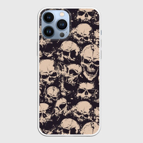 Чехол для iPhone 13 Pro Max с принтом Черепа в Тюмени,  |  | anger | black | cool | cry | gray | grunge | horrible | horror | illustration | look | scary | skull | style | взгляд | гранж | злость | иллюстрация | крик | крутой | серый | стиль | страшный | ужас | ужасный | черепа | черный