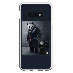 Чехол для Samsung S10E с принтом PANDA в Тюмени, Силикон | Область печати: задняя сторона чехла, без боковых панелей | glory | guruma | judo | kata otoshi | m 1 | ufc | бой | борьба | дзюдзюцу | дзюдо | кимоно | мотивация | мягкий | приемы | путь | сила | скорость | спорт | стиль | татами | япония