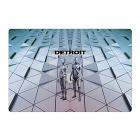 Магнитный плакат 3Х2 с принтом Detroit: Вecome Human в Тюмени, Полимерный материал с магнитным слоем | 6 деталей размером 9*9 см | Тематика изображения на принте: 3d | cтать человеком | detroit city | detroit: вecome human | игра | интерактивная | квест | кинематограф | приключения | франция