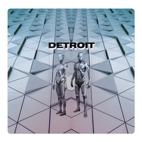 Магнитный плакат 3Х3 с принтом Detroit: Вecome Human в Тюмени, Полимерный материал с магнитным слоем | 9 деталей размером 9*9 см | Тематика изображения на принте: 3d | cтать человеком | detroit city | detroit: вecome human | игра | интерактивная | квест | кинематограф | приключения | франция