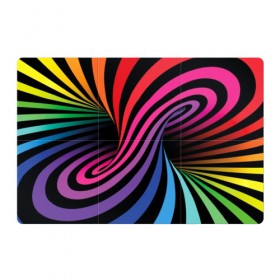 Магнитный плакат 3Х2 с принтом Метаморфозы в Тюмени, Полимерный материал с магнитным слоем | 6 деталей размером 9*9 см | abstraction | black | blue | color | green | hypnosis | illusion | orange | p | rainbow | red | tunnel | yellow | абстракция | галлюцинации | гипноз | желтый | зеленый | иллюзия | красный | оранжевый | полосы | психоделика | радуга | разноцветны