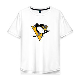 Мужская футболка хлопок Oversize с принтом Evgeni Malkin Black в Тюмени, 100% хлопок | свободный крой, круглый ворот, “спинка” длиннее передней части | malkin | nhl | евгений малкин | малкин | нхл | пингвинз | питтсбург | питтсбург пингвинз | хоккей