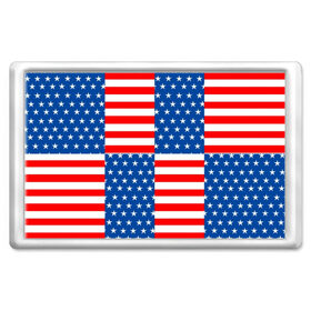Магнит 45*70 с принтом США в Тюмени, Пластик | Размер: 78*52 мм; Размер печати: 70*45 | Тематика изображения на принте: flag | stars | usa | usa flag | америка | американский флаг | звезды | надписи | полосы | сша | флаг | флаг сша